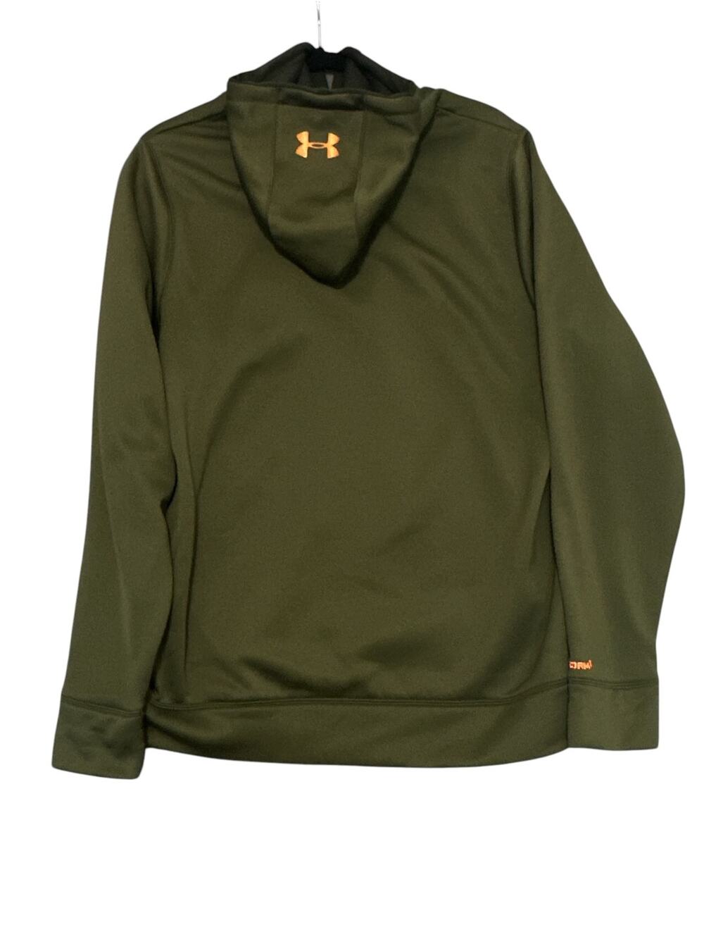 Under Armour Storm1 Fleece Hoodie Men's Medium Olive Green Pullover Athletic